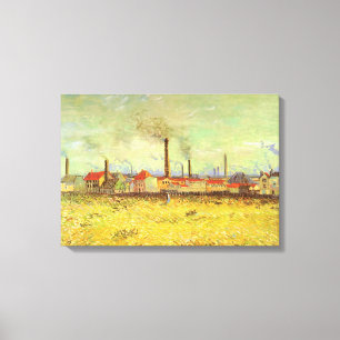 Vincent van Gogh - Factories at Asnieres Canvas Print