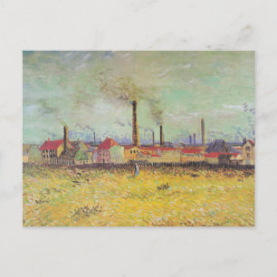 Vincent Van Gogh - Factories at Asnieres Postcard