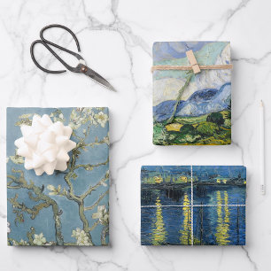 Vincent Van Gogh Famous Paintings Wrapping Paper Sheet