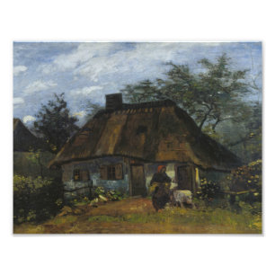 Vincent van Gogh - Farmhouse in Nuenen Photo Print