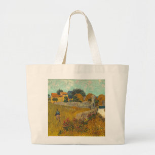 Vincent van Gogh   Farmhouse in Provence, 1888 Large Tote Bag