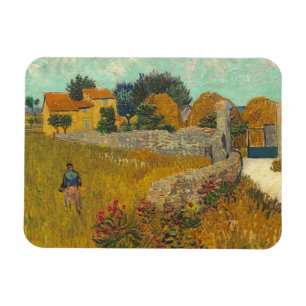 Vincent van Gogh Farmhouse in Provence, 1888 Magnet