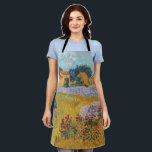 Vincent van Gogh - Farmhouse in Provence Apron<br><div class="desc">Farmhouse in Provence / Ferme en Provence - Vincent van Gogh,  1888</div>