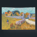 Vincent van Gogh - Farmhouse in Provence Banner<br><div class="desc">Farmhouse in Provence / Ferme en Provence - Vincent van Gogh,  1888</div>