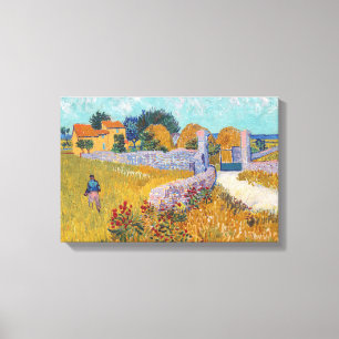 Vincent van Gogh - Farmhouse in Provence Canvas Print