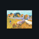 Vincent van Gogh - Farmhouse in Provence Canvas Print<br><div class="desc">Farmhouse in Provence / Ferme en Provence - Vincent van Gogh,  1888</div>