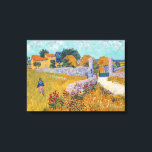 Vincent van Gogh - Farmhouse in Provence Canvas Print<br><div class="desc">Farmhouse in Provence / Ferme en Provence - Vincent van Gogh,  1888</div>