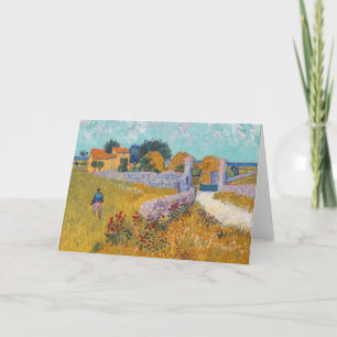 Vincent van Gogh - Farmhouse in Provence Card