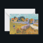 Vincent van Gogh - Farmhouse in Provence Card<br><div class="desc">Farmhouse in Provence / Ferme en Provence - Vincent van Gogh,  1888</div>
