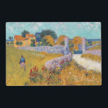 Vincent van Gogh - Farmhouse in Provence Laminated Place Mat<br><div class="desc">Farmhouse in Provence / Ferme en Provence - Vincent van Gogh,  1888</div>