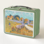 Vincent van Gogh - Farmhouse in Provence Metal Lunch Box<br><div class="desc">Farmhouse in Provence / Ferme en Provence - Vincent van Gogh,  1888</div>