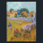 Vincent van Gogh - Farmhouse in Provence Notebook<br><div class="desc">Farmhouse in Provence / Ferme en Provence - Vincent van Gogh,  1888</div>