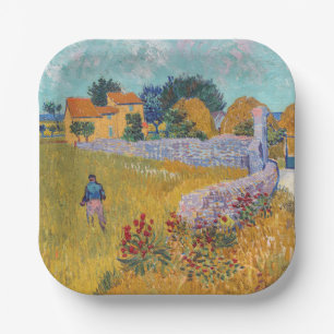 Vincent van Gogh - Farmhouse in Provence Paper Plate