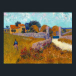 Vincent van Gogh Farmhouse in Provence Poster<br><div class="desc">Vincent van Gogh Farmhouse in Provence</div>