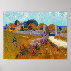 Vincent van Gogh Farmhouse in Provence Poster