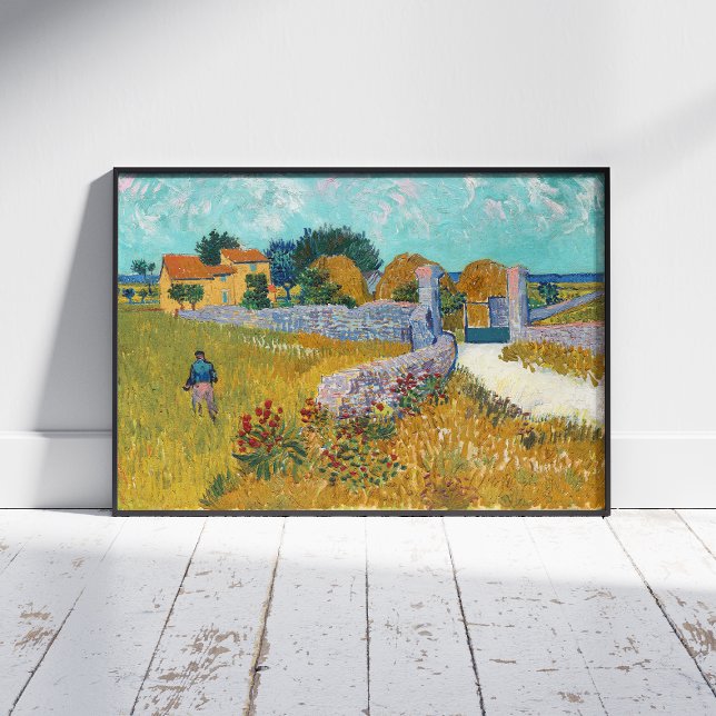 Vincent Van Gogh, Farmhouse in Provence Poster (Creator Uploaded)
