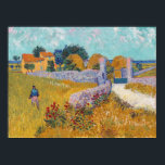 Vincent van Gogh - Farmhouse in Provence Poster<br><div class="desc">Farmhouse in Provence / Ferme en Provence - Vincent van Gogh,  1888</div>