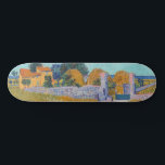Vincent van Gogh - Farmhouse in Provence Skateboard<br><div class="desc">Farmhouse in Provence / Ferme en Provence - Vincent van Gogh,  1888</div>