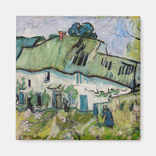 Vincent van Gogh - Farmhouse with Two Figures Magnet