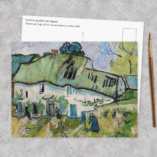 Vincent van Gogh - Farmhouse with Two Figures Postcard