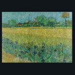 Vincent van Gogh - Field with Irises near Arles Cutting Board<br><div class="desc">Field with Irises near Arles / View of Arles with Irises in the Foreground - Vincent van Gogh,  Oil on Canvas,  1888</div>