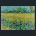 Vincent van Gogh - Field with Irises near Arles Cutting Board<br><div class="desc">Field with Irises near Arles / View of Arles with Irises in the Foreground - Vincent van Gogh,  Oil on Canvas,  1888</div>