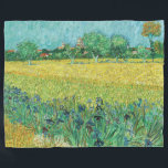 Vincent van Gogh - Field with Irises near Arles Fleece Blanket<br><div class="desc">Field with Irises near Arles / View of Arles with Irises in the Foreground - Vincent van Gogh,  Oil on Canvas,  1888</div>