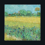 Vincent van Gogh - Field with Irises near Arles Magnet<br><div class="desc">Field with Irises near Arles / View of Arles with Irises in the Foreground - Vincent van Gogh,  Oil on Canvas,  1888</div>