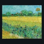Vincent van Gogh - Field with Irises near Arles Poster<br><div class="desc">Field with Irises near Arles / View of Arles with Irises in the Foreground - Vincent van Gogh,  Oil on Canvas,  1888</div>