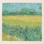 Vincent van Gogh - Field with Irises near Arles Scarf<br><div class="desc">Field with Irises near Arles / View of Arles with Irises in the Foreground - Vincent van Gogh,  Oil on Canvas,  1888</div>