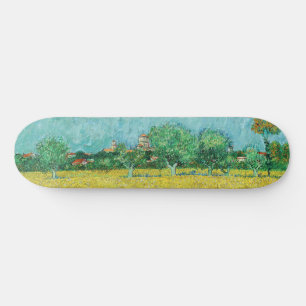 Vincent van Gogh - Field with Irises near Arles Skateboard