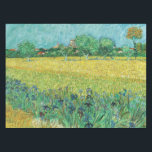 Vincent van Gogh - Field with Irises near Arles Tablecloth<br><div class="desc">Field with Irises near Arles / View of Arles with Irises in the Foreground - Vincent van Gogh,  Oil on Canvas,  1888</div>