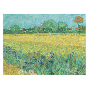Vincent van Gogh - Field with Irises near Arles Tablecloth