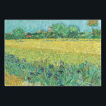 Vincent van Gogh - Field with Irises near Arles Wrapping Paper Sheet<br><div class="desc">Field with Irises near Arles / View of Arles with Irises in the Foreground - Vincent van Gogh,  Oil on Canvas,  1888</div>