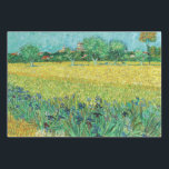 Vincent van Gogh - Field with Irises near Arles Wrapping Paper Sheet<br><div class="desc">Field with Irises near Arles / View of Arles with Irises in the Foreground - Vincent van Gogh,  Oil on Canvas,  1888</div>
