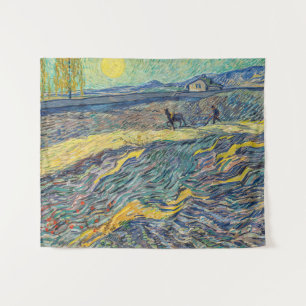 Vincent van Gogh - Field with ploughing farmers Tapestry