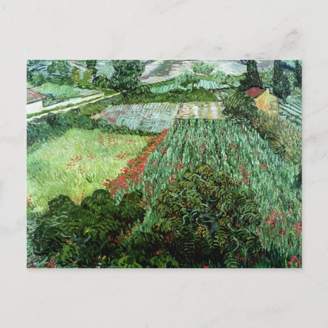 Vincent van Gogh | Field with Poppies, 1889 Postcard (Front)