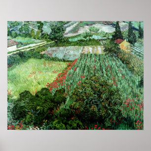 Vincent van Gogh   Field with Poppies, 1889 Poster