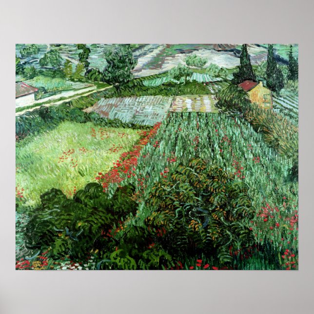 Vincent van Gogh | Field with Poppies, 1889 Poster (Front)