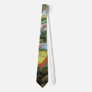 Vincent Van Gogh - Field With Poppies Fine Art Tie
