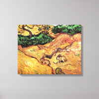 Vincent Van Gogh - Field With Two Rabbits Fine Art