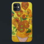 Vincent Van Gogh Fifteen Sunflowers In a Vase Art iPhone 11 Case<br><div class="desc">Vincent Van Gogh Fifteen Sunflowers In a Vase Art</div>