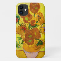 Vincent Van Gogh Fifteen Sunflowers In a Vase Art