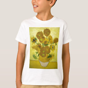 Vincent Van Gogh Fifteen Sunflowers In A Vase T-Shirt