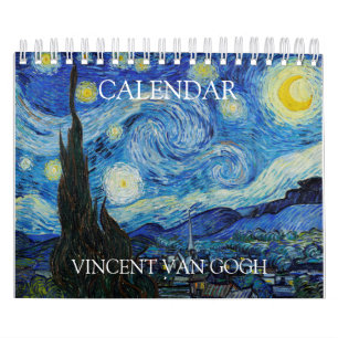 VINCENT VAN GOGH FINE ART CALENDAR