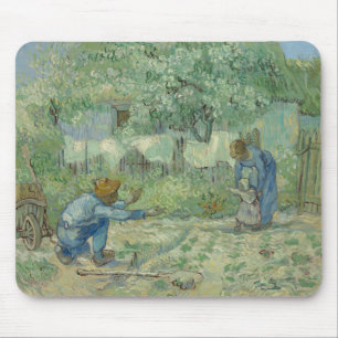 Vincent van Gogh - First Steps, after Millet Mouse Mat
