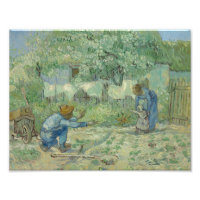 Vincent van Gogh - First Steps, after Millet