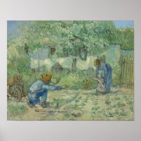 Vincent van Gogh - First Steps, after Millet