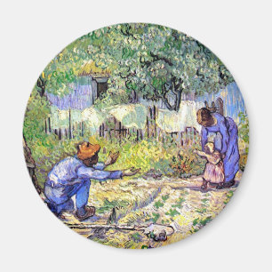 Vincent Van Gogh - First Steps - Father's Day Art Magnet