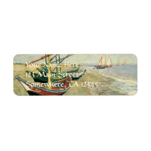 Vincent van Gogh - Fishing Boats on the Beach